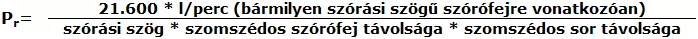 Öntözőrendszer csapadékkijuttatási ráta - csapadékkijuttatási ráta kiszámítása képlet 3