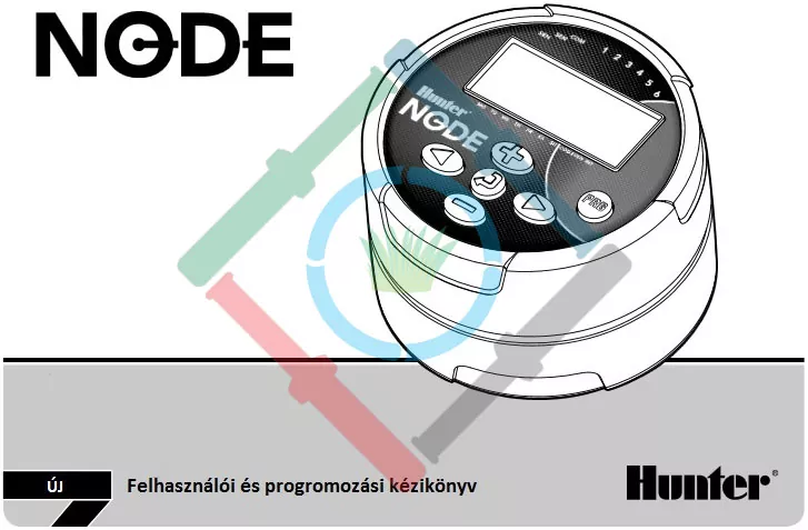 Hunter NODE elemes vezérlő - használati útmutató borító
