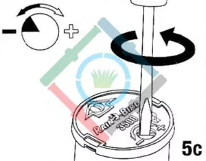 Rain Bird 3500 rotoros szórófej - az öntözési szög beállítása 3