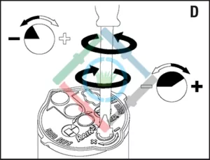 Rain Bird 5000 rotoros szórófej - az öntözési szög beállítása