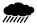 Rain Bird STP Plus vezérlő - esőfelhő ikon