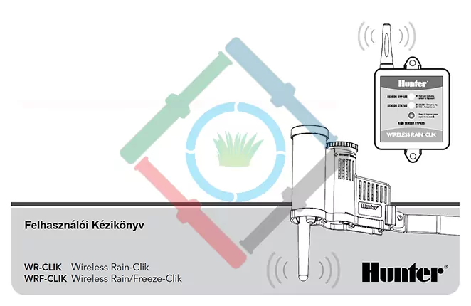 Hunter WR-Clik esőérzékelő - használati útmutató borító kép