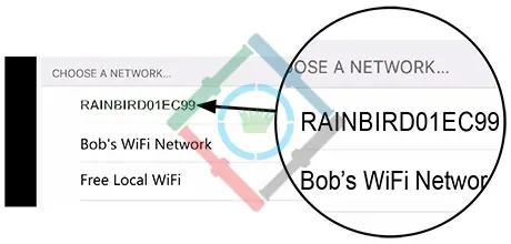 Rain Bird LNK WiFi modul - csatlakozás a Rain Bird hálózathoz